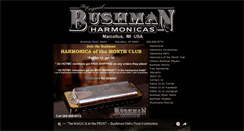 Desktop Screenshot of bushmanharmonicas.com